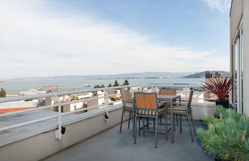 Telegraph Hill Condo | Waterfront Penthouse: Stunning Views with Private Decks