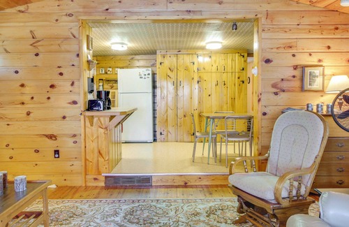 Pequot Lakes Cabin | Scenic Pequot Lakes Cabin with Fire Pit & Spa Amenities