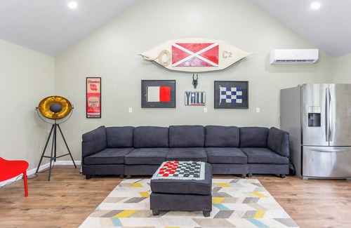 Shenandoah House | Modern Waterfront A-Frame with Hot Tub & Game Room