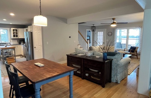 Round Pond House | Inviting Waterfront Home on Muscongus Bay with Private Dock