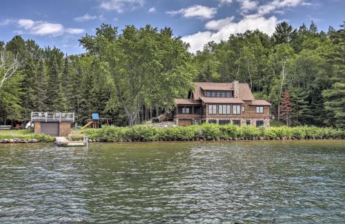 Star Lake House | Idyllic Waterfront Star Lake Cabin with Boat Dock Access