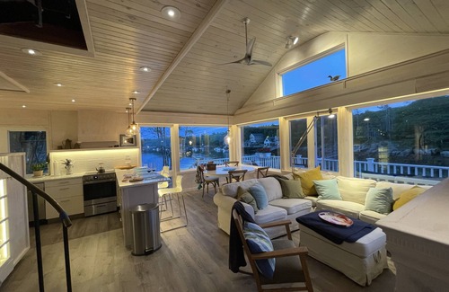 East Boothbay Cottage | Idyllic Cove Retreat with Ocean Views and Unique Amenities