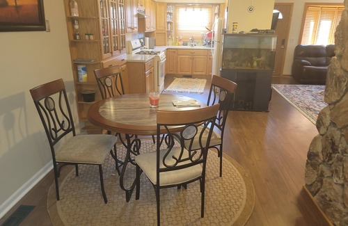 Wyandotte House | Scenic Waterfront House with Boat Dock on Detroit River