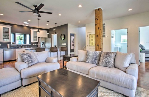 Waveland House | Charming Waveland Abode: Walk to Beach & Enjoy Amenities