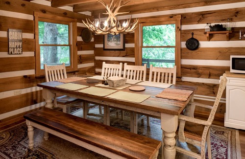 Greeneville Cabin | Cozy Log Cabin Near Appalachian Trail with Fire Pit & Fishing