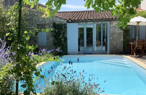 Les Portes-en-Re Villa | Discover LES Portes: Poolside Retreat with Pet-Friendly Perks