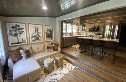 Gnaw Bone Cabin | Relax at Brooks Run: Historic Cabin with Spa & Hot Tub