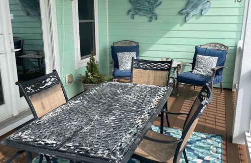 Kure Beach House | Idyllic Ocean View Retreat Steps from the Beach