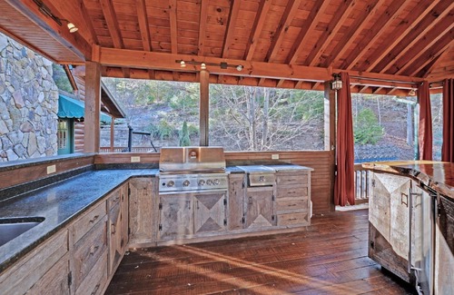 Blue Ridge House | Experience Lake Front Elegance with Spa and Kids' Amenities
