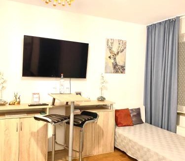 Region Hannover District Apartment | Experience Comfort at Messe: Two-Bedroom SmartApartment