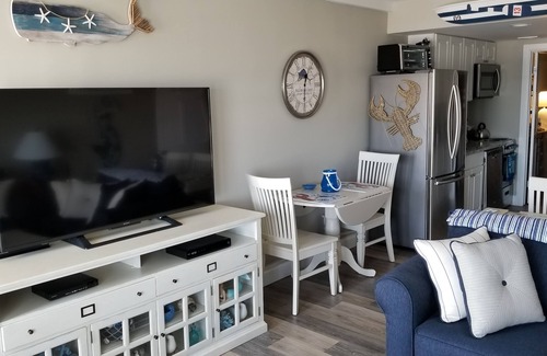 Wildwood Crest Condo | Ocean Sunrise: Oceanfront Retreat with Pool & Breakfast