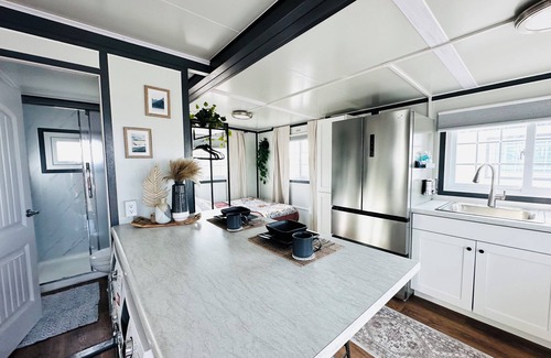 Pecos Apartment | Welcoming, Friendly Studio BoxHouse in Pecos: Queen bed with Full bed