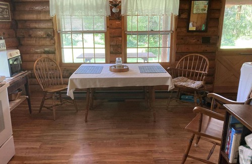 Tunbridge Cabin | Welcoming to this cozy 3-bedroom cabin on 100 acres, in Tunbridge