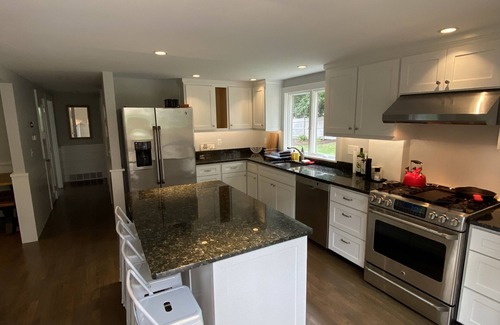 Harwich Center House | Modern 3-Bedroom Cape House with Ocean View & Hot Tub