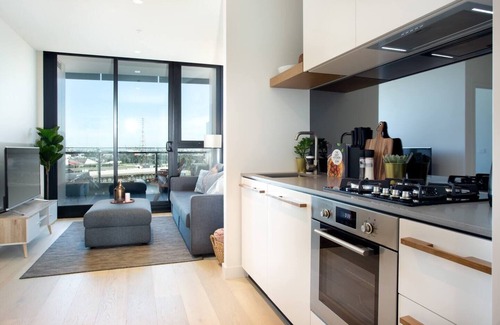 West Melbourne Apartment | Convenient North Melbourne Escape with Balcony & Family-Friendly Amenities