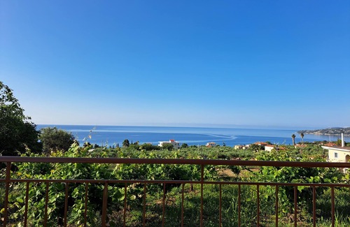 Pylos-Nestoras House | Idyllic Vacation Home with Pool and Ocean View Near Koroni