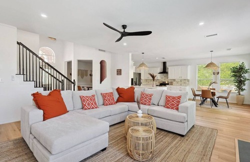 Sachse House | Relaxing Wellness Oasis with Pool and Fire Pit Retreat