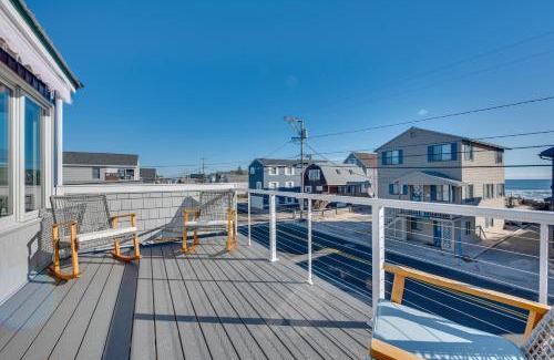Wells Beach House | Oceanfront Wells Beach House with Inviting Deck and Hot Tub