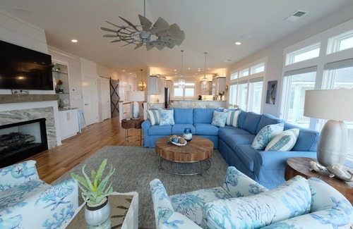 Oak Island House | Oceanfront Oak Island West End: Pool, Spa & Pet Friendly