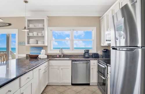 Parasol West House | Exceptional 6 Bedroom Beachfront Home with Heated Pool