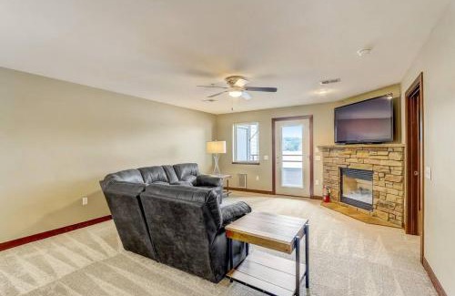 Lake Delton House | Lakefront View Retreat for Adults & Families with Pool Access