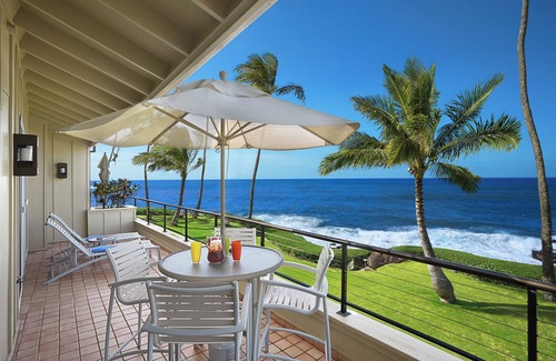 Poipu Condo | Oceanfront Bliss at Whalers Cove Resort - Rated 9.6/10!