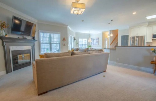 Five Forks House | Enchanting 4-Bedroom Retreat with Cozy Backyard Oasis