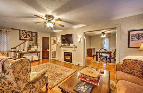 Witmer House | Delightful Lancaster House with Porch Near Amish Farm