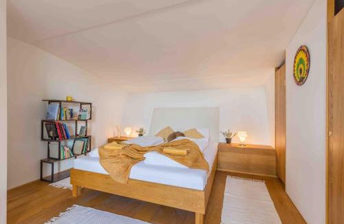 Hietzing Apartment | Elegant Two-Level Retreat with Whirlpool and Rooftop Views