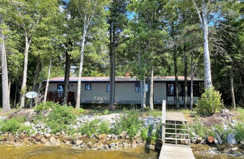 Moran House | Relax at Whispering Shores on Brevort Lake with Scenic Views