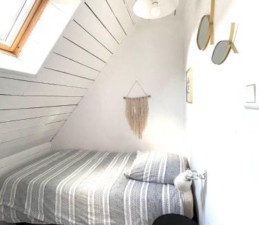 Locquirec House | Idyllic White and Sea Lodge with Oceanfront Views