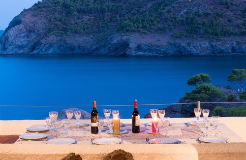 Colera Villa | White Rock Villa with breathtaking views and pool