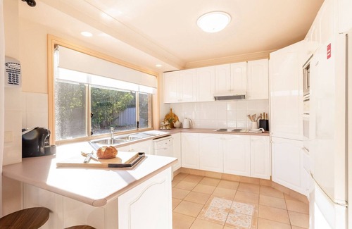 Fingal Bay House | Pet-Friendly Oasis at White Sands with Ocean View & Pool