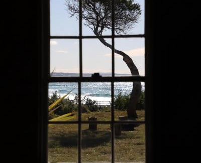Falmouth House | Beachfront White Shell Cottage with Ocean Views & Firewood