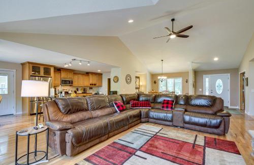Bigfork House | White Swan Lake Home: Private Beach & Decks Await You!