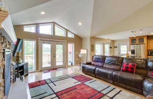 Bigfork House | White Swan Lake Home: Private Beach & Decks Await You!