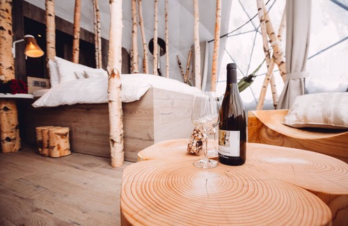 Monthey Cabin | Experience Whitepod: 4-Star Comfort with Spa & Restaurant