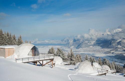 Monthey Hotel | Experience the Unique Whitepod Original with Spa and Hot Tub