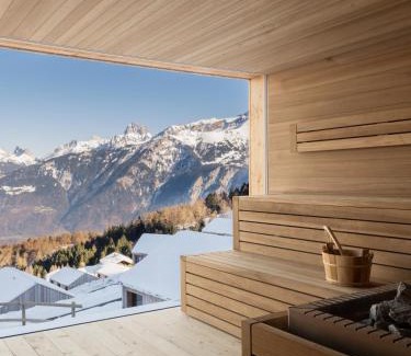 Monthey Hotel | Experience the Unique Whitepod Original with Spa and Hot Tub