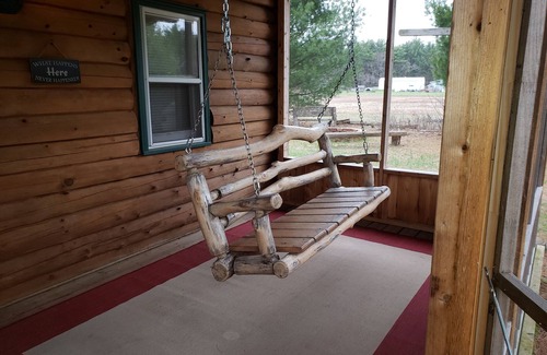 Black River Falls Cabin | Secluded Log Cabin Retreat with Kitchen & Pet-Friendly Options