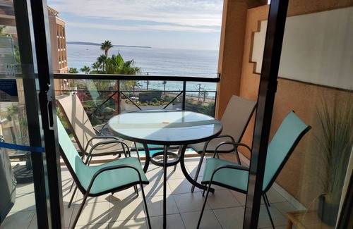 Cannes La Bocca Apartment | Idyllic Sea View Apartment for 4 with Free Parking