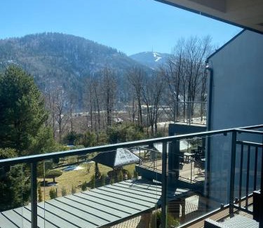 Meszna Apartment | Inviting Stay at Widokowy 9 with Ocean View & Hot Tub