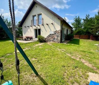Danowskie House | Wigierska Osada: Pet-Friendly Retreat with Pool Access