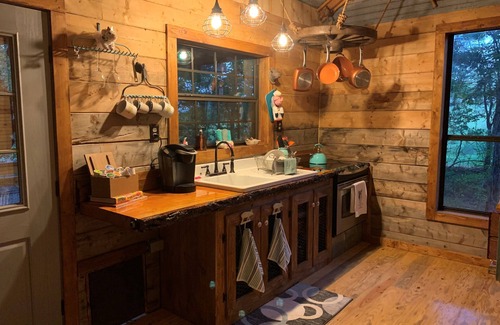 Gilmer Cabin | Willow's Cabin - Coziness with Spa and Ocean Views