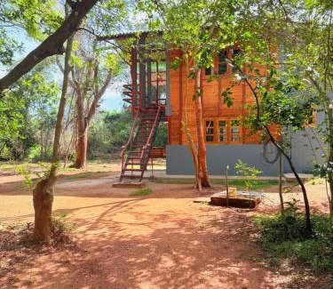 Nochchiyagama Cabin | Top-Rated Family Retreat at Wilpattu Jungle Resort
