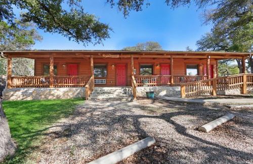 Wimberley House | Inviting Wimberley Log Cabins Resort with Pool & Family Fun