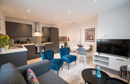 Lytham St. Anne's Apartment | Windmill House Apt 4: Stylish Oceanfront Retreat with Spa