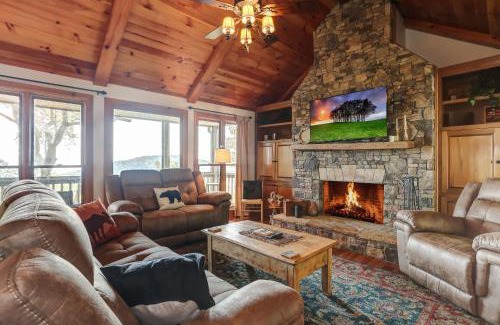 Big Canoe House | Relax at Wine Down Cottage: Mountain Views & Cozy Fireside