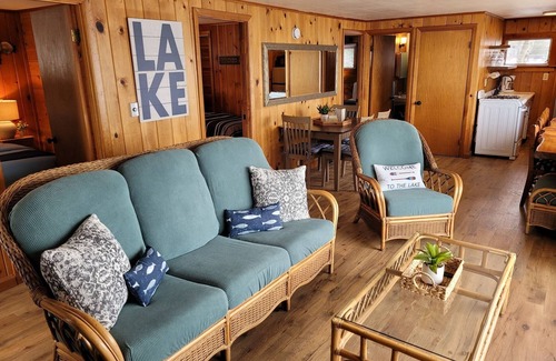 Laconia Cabin | Lakefront Cabin on Winnipesaukee with Private Dock Access