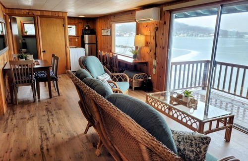 Laconia Cabin | Lakefront Cabin on Winnipesaukee with Private Dock Access